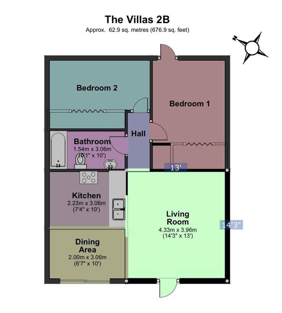 The Villas 2B Холмс Бийч Екстериор снимка